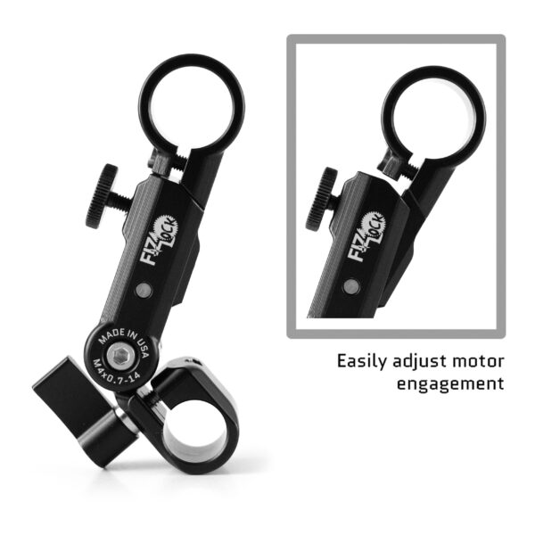 Light Widow FIZLock articulating motor mount arm for lens motors