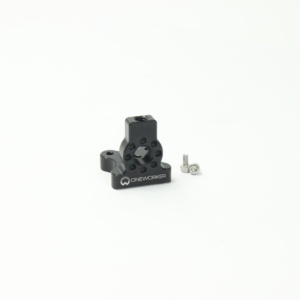 Mounting bracket for DJI Focus Pro LiDAR with 1/4 inch and 3/8 inch mounting holes.